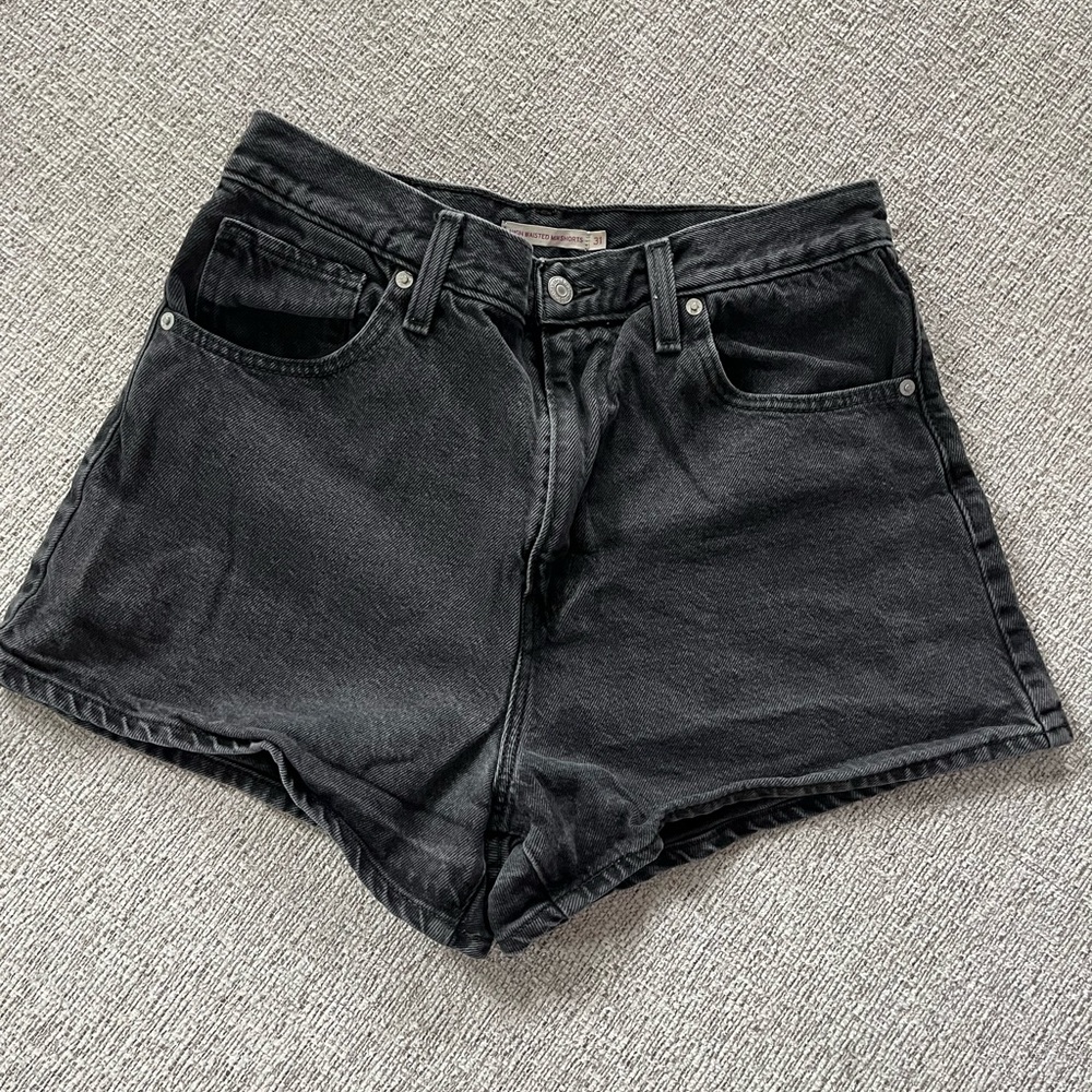 Levi’s Black Denim Women's Shorts